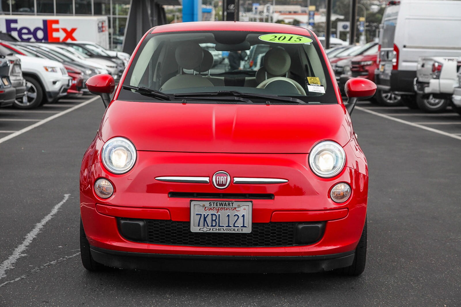 Used 2015 FIAT 500 Pop with VIN 3C3CFFARXFT545621 for sale in Colma, CA