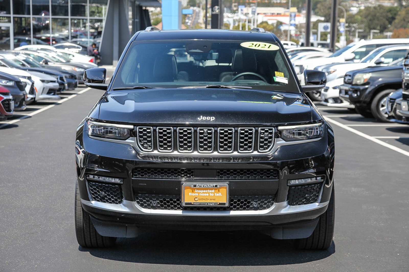 Used 2021 Jeep Grand Cherokee L Summit Reserve with VIN 1C4RJKEG6M8111598 for sale in Colma, CA