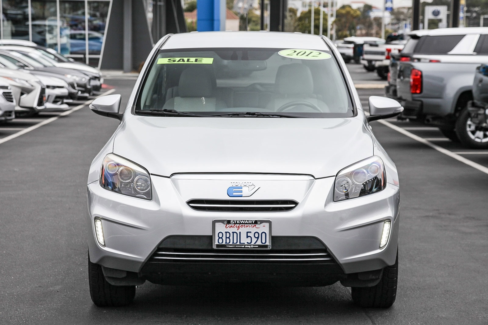 Used 2012 Toyota RAV4 EV with VIN 2T3YL4DVXCW001180 for sale in Colma, CA