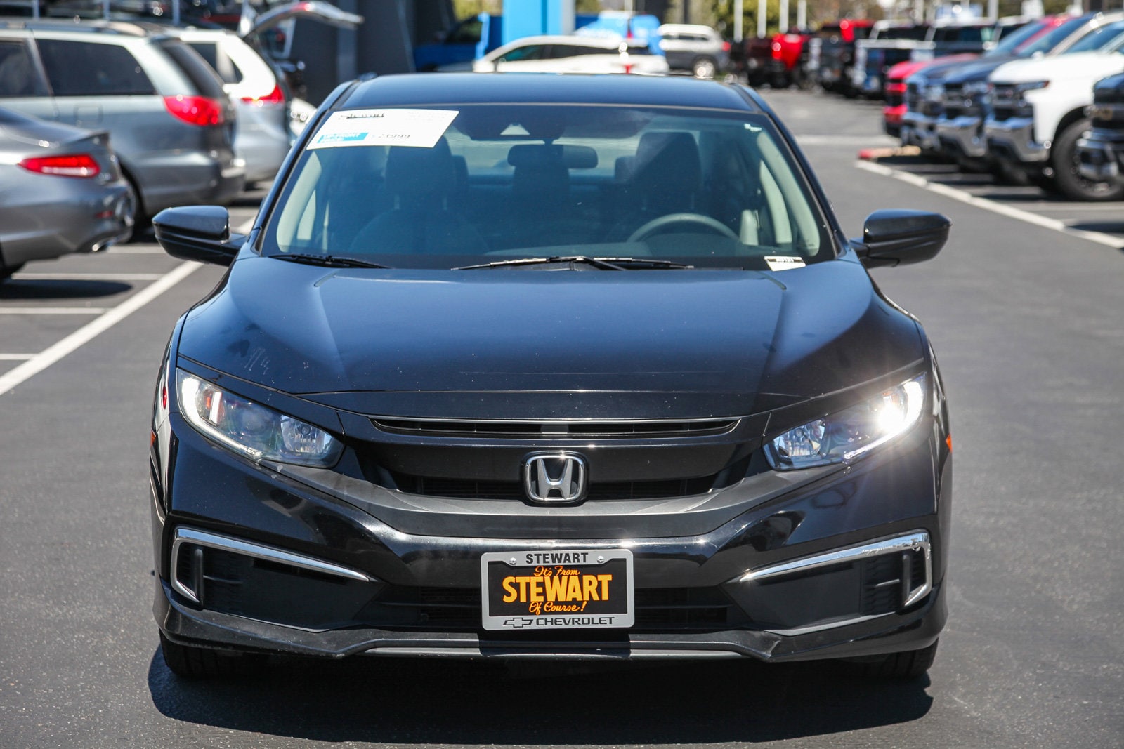 Used 2019 Honda Civic LX with VIN 2HGFC2F61KH591836 for sale in Colma, CA