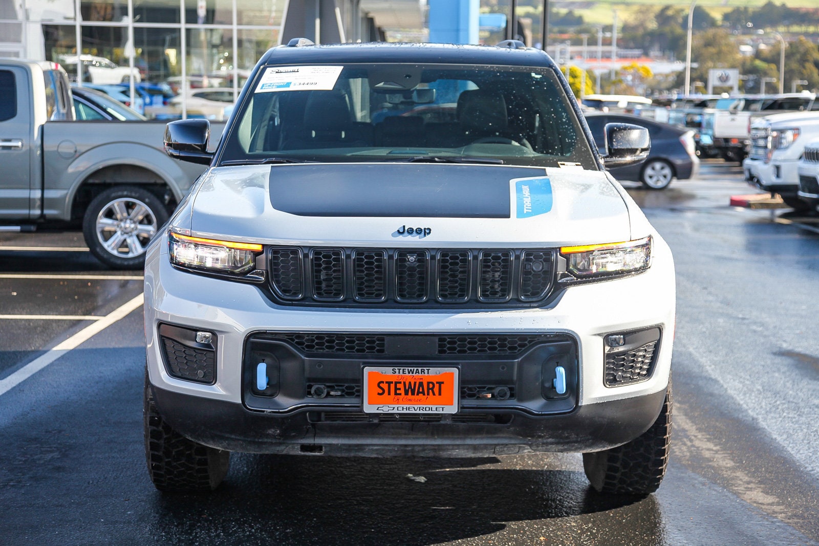 Used 2022 Jeep Grand Cherokee Trailhawk 4xe with VIN 1C4RJYC66N8739921 for sale in Colma, CA