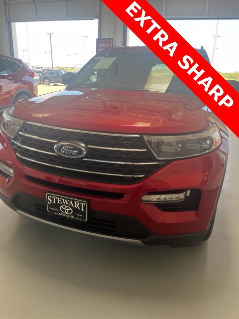 Used 2022 Ford Explorer XLT with VIN 1FMSK7DH9NGB62781 for sale in Corsicana, TX