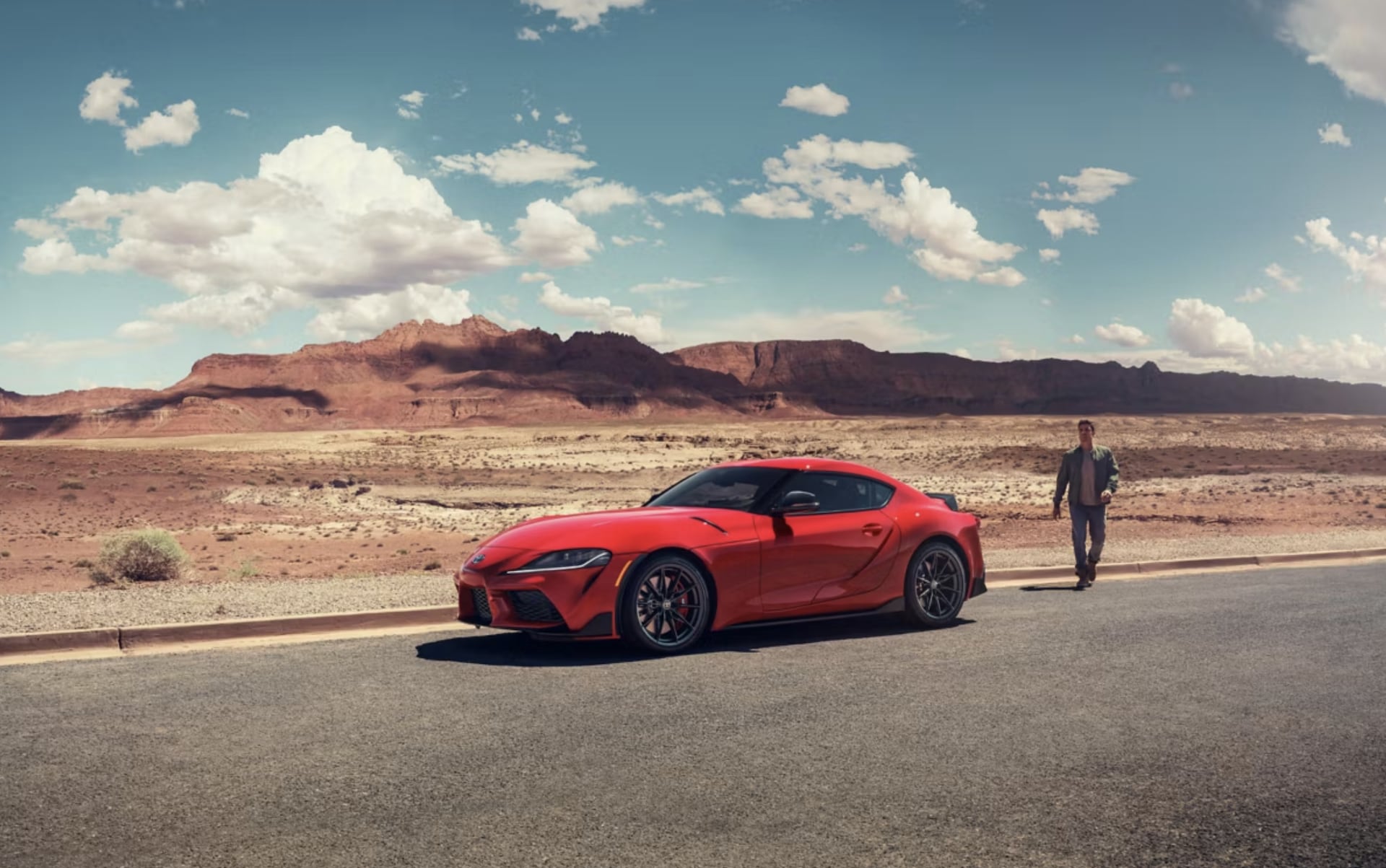 The 2026 GR Supra MkV Final Edition shown in Renaissance Red 2.0 for sale in Corsicana, TX