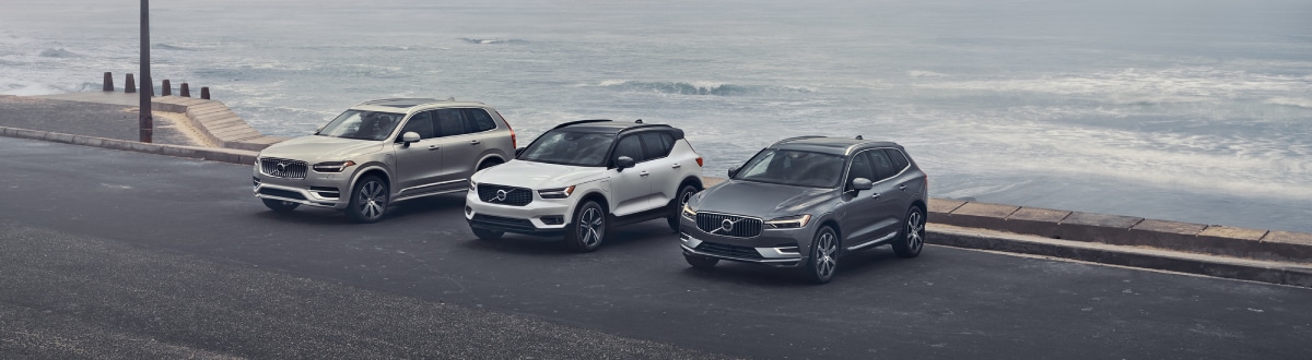 New 2020 Volvo SUV Lineup by the seaside