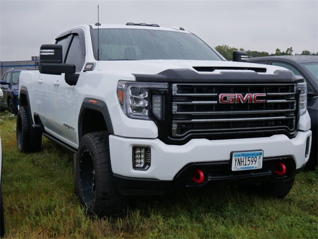 Used 2022 GMC Sierra 3500HD AT4 with VIN 1GT49VEY6NF129383 for sale in Stillwater, Minnesota