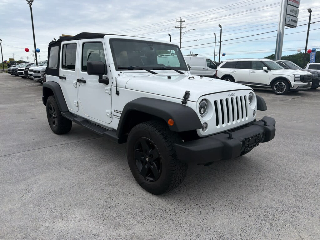 Used 2018 Jeep Wrangler JK Unlimited Sport S SUV