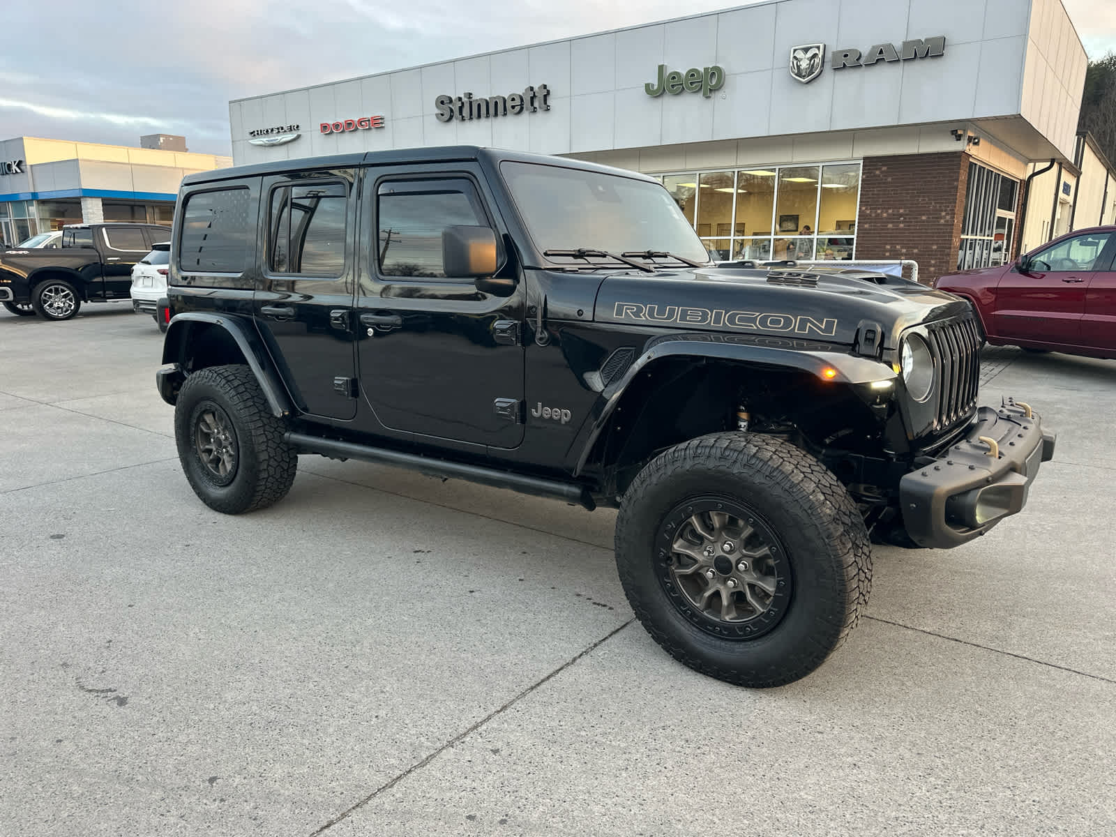 Used 2021 Jeep Wrangler Unlimited Rubicon 392 with VIN 1C4JJXSJ7MW864059 for sale in Newport, TN