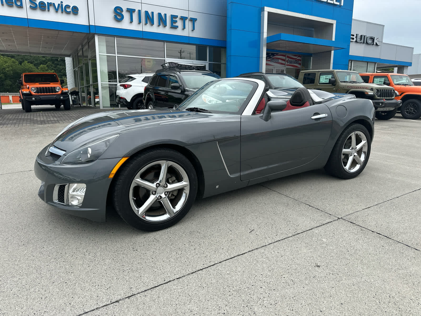 Used 2008 Saturn Sky Red Line with VIN 1G8MF35X28Y125421 for sale in Newport, TN