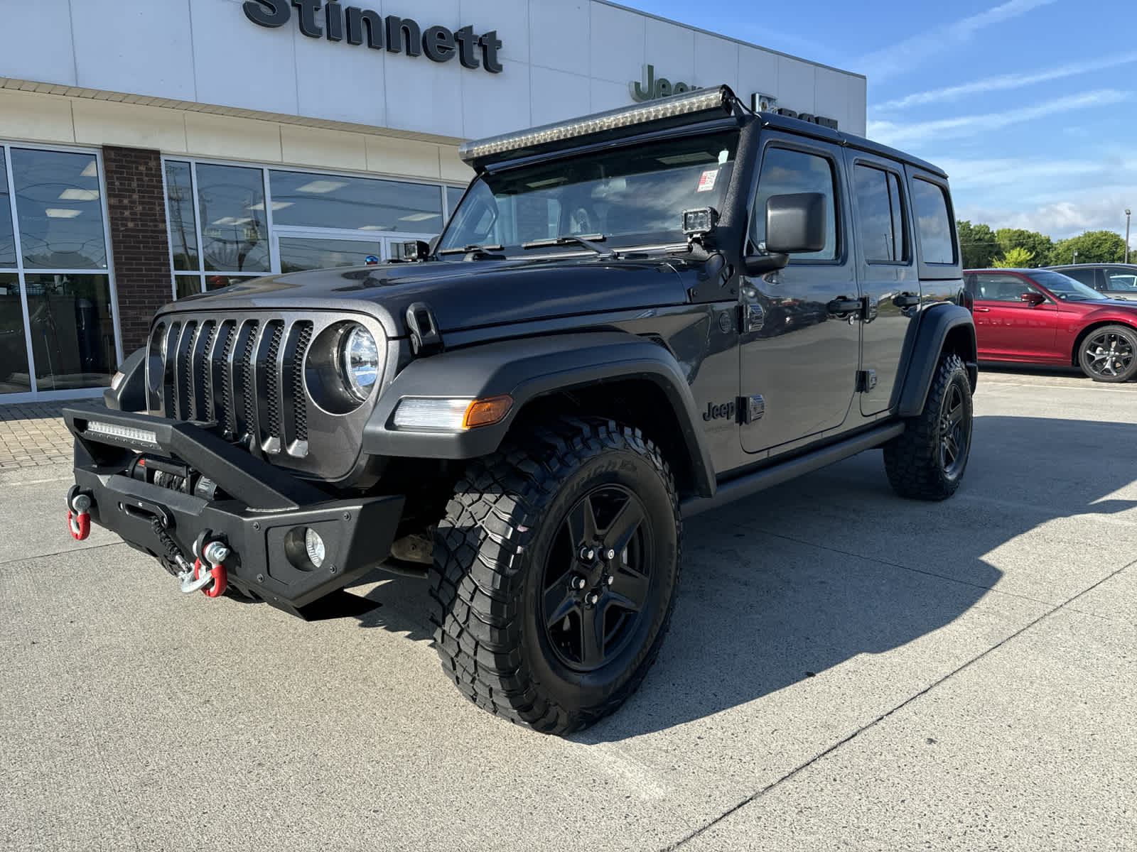 Used 2022 Jeep Wrangler Unlimited Sport S with VIN 1C4HJXDN8NW251609 for sale in Newport, TN