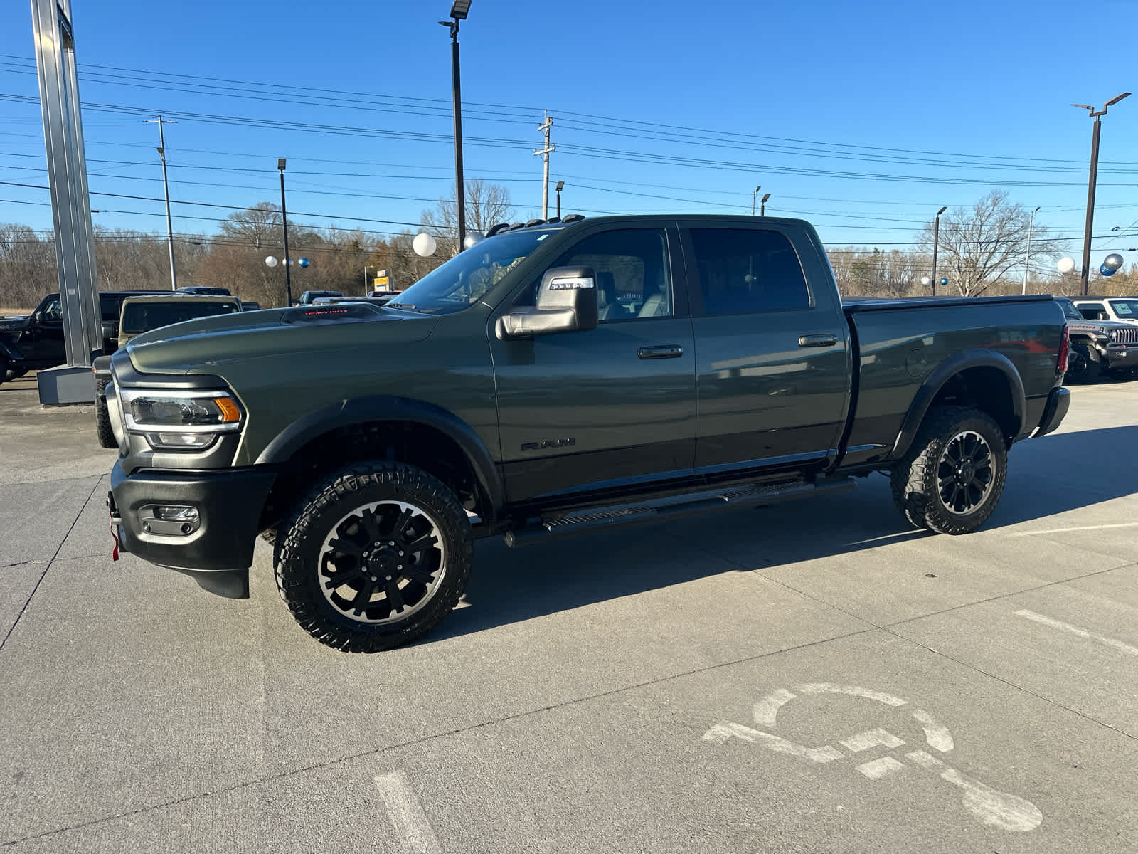 Used 2024 RAM Ram 2500 Pickup Rebel with VIN 3C6UR5EJ7RG161953 for sale in Newport, TN