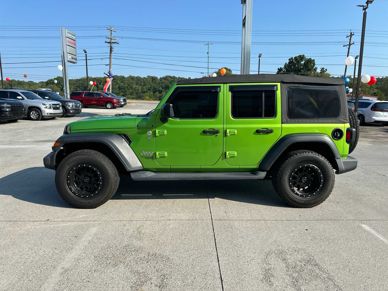 Used 2018 Jeep All-New Wrangler Unlimited Sport S with VIN 1C4HJXDN8JW245867 for sale in Newport, TN