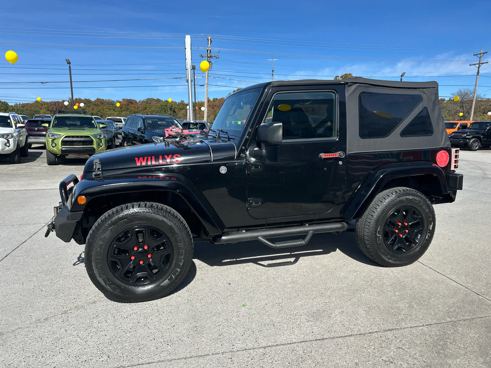 Used 2017 Jeep Wrangler Willys Wheeler with VIN 1C4AJWAG5HL586771 for sale in Newport, TN