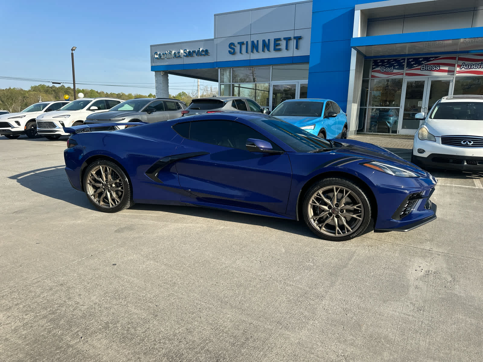 Used 2025 Chevrolet Corvette 2LT with VIN 1G1YB2D4XS5105388 for sale in Newport, TN