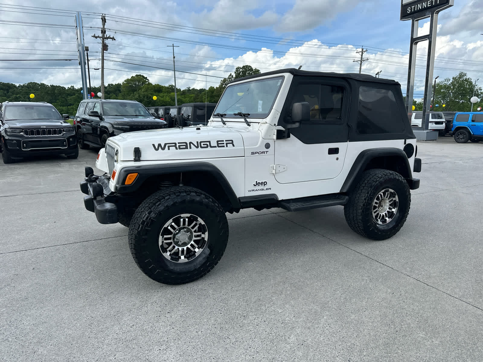 Used 2004 Jeep Wrangler Sport with VIN 1J4FA49S24P744810 for sale in Newport, TN