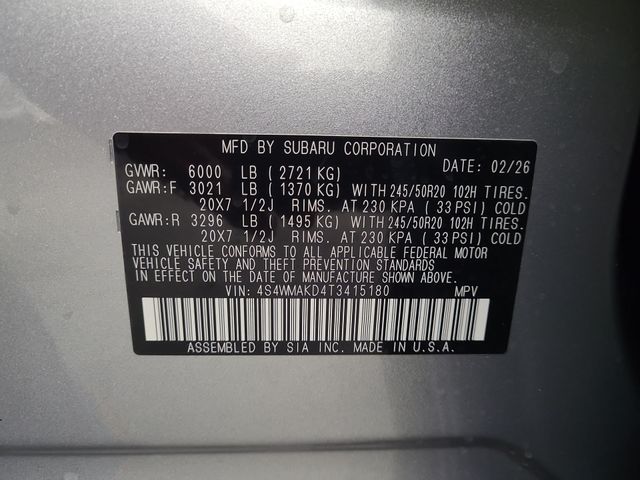 2026 Subaru Ascent Touring - Photo 35
