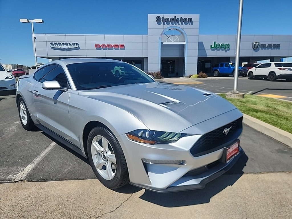 Used 2018 Ford Mustang EcoBoost with VIN 1FA6P8TH8J5138420 for sale in Stockton, CA