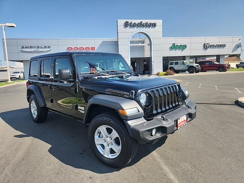 Used 2020 Jeep Wrangler Unlimited Sport S with VIN 1C4HJXDG4LW238855 for sale in Stockton, CA