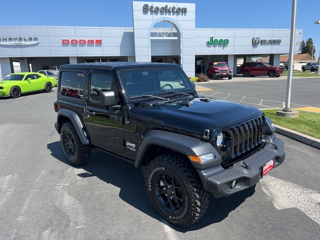 Used 2020 Jeep Wrangler Sport with VIN 1C4GJXAGXLW287123 for sale in Stockton, CA