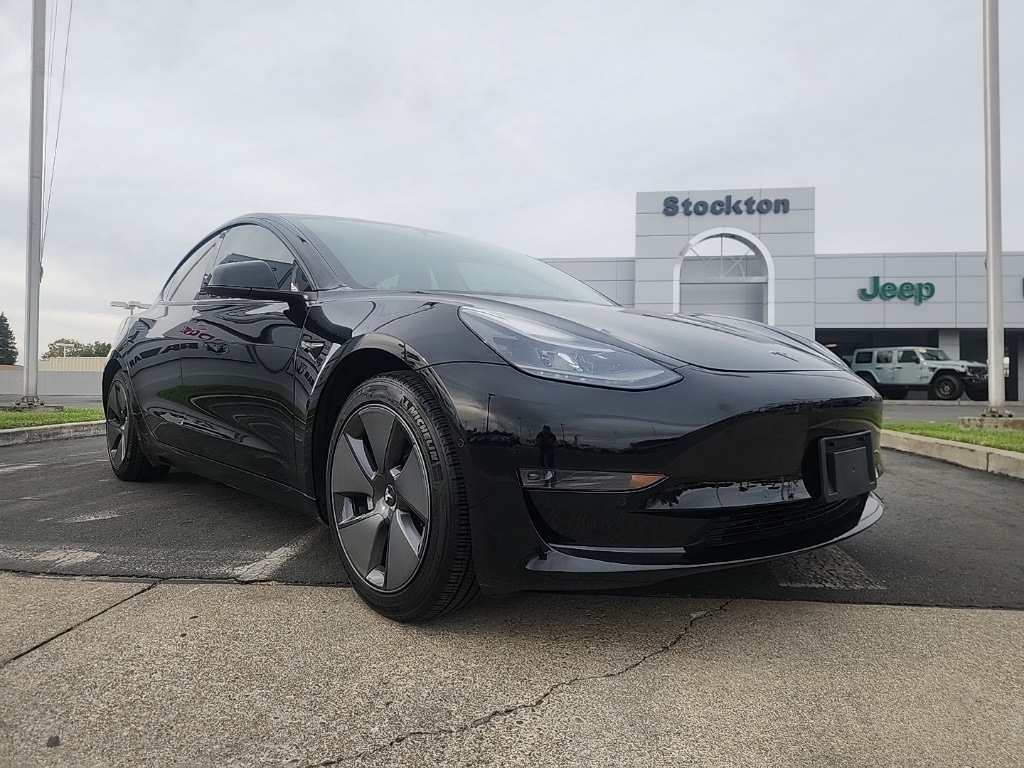 Used 2021 Tesla Model 3 Base with VIN 5YJ3E1EA8MF016413 for sale in Stockton, CA