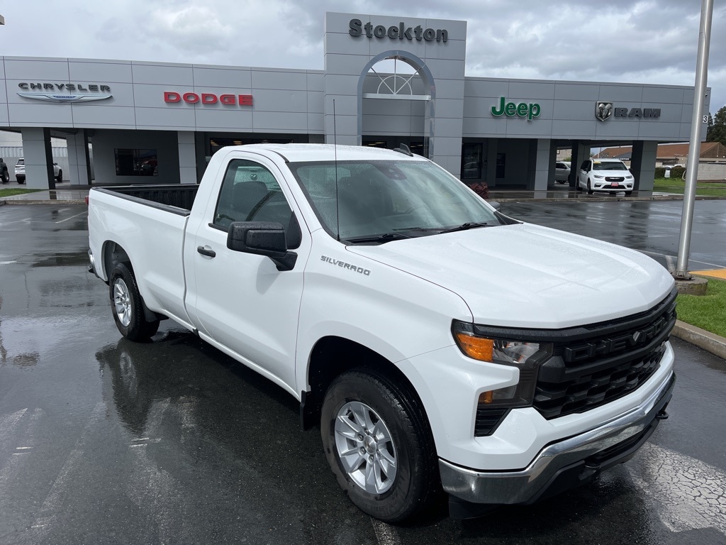 Used 2024 Chevrolet Silverado 1500 Work Truck with VIN 3GCNAAED3RG342121 for sale in Stockton, CA