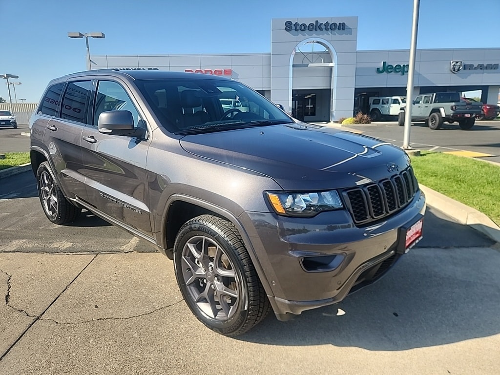 Used 2021 Jeep Grand Cherokee 80th Edition with VIN 1C4RJFBG9MC653853 for sale in Stockton, CA