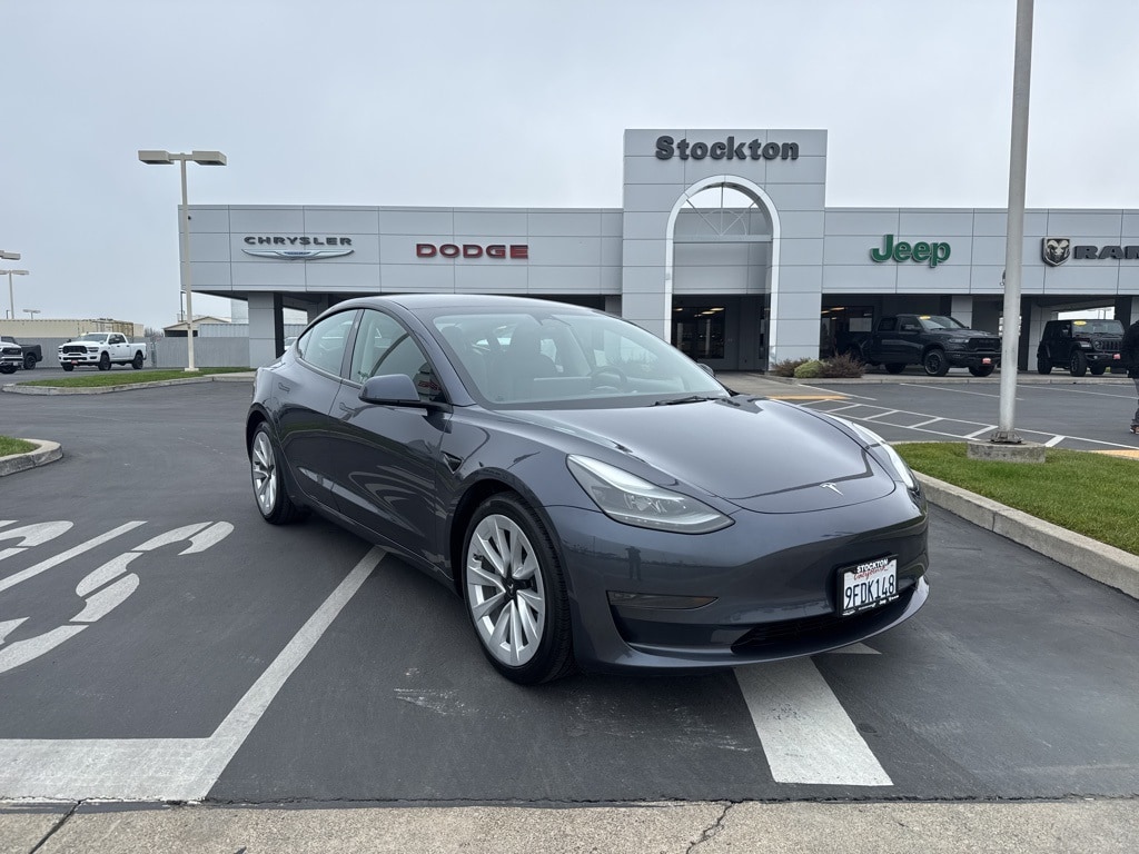 Used 2023 Tesla Model 3 Base with VIN 5YJ3E1EA7PF450892 for sale in Stockton, CA