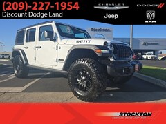 New 2025 Jeep Wrangler 4-DOOR WILLYS Sport Utility Lodi California