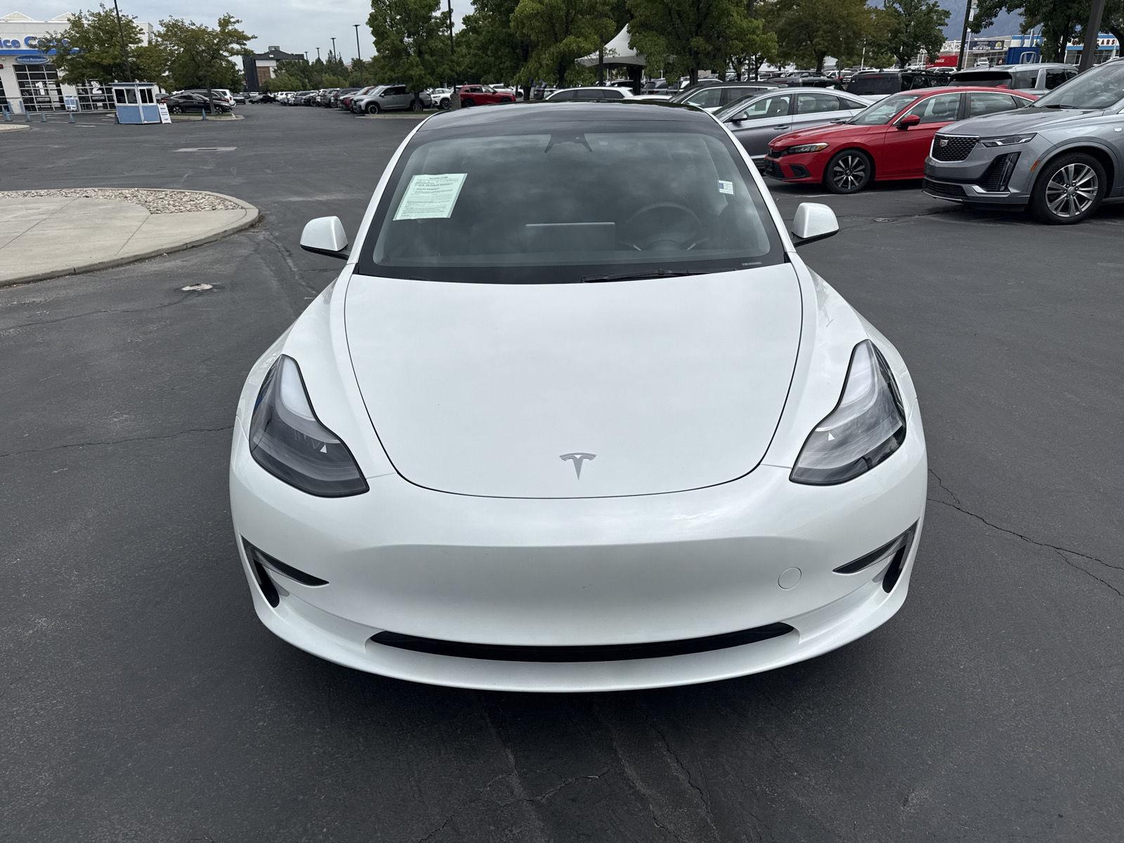 Used 2023 Tesla Model 3 Base with VIN 5YJ3E1EA6PF400551 for sale in Sandy, UT