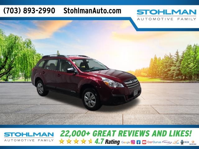 Used 2013 Subaru Outback Base with VIN 4S4BRCAC1D3275515 for sale in Vienna, VA