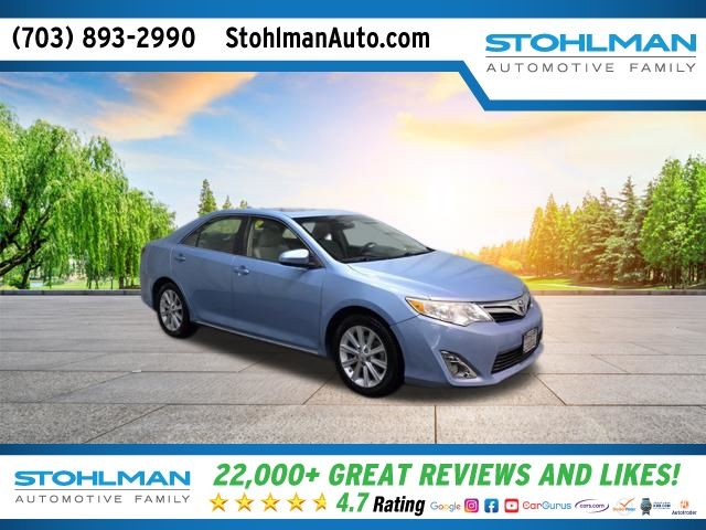 Used 2012 Toyota Camry XLE with VIN 4T1BK1FK6CU502053 for sale in Vienna, VA