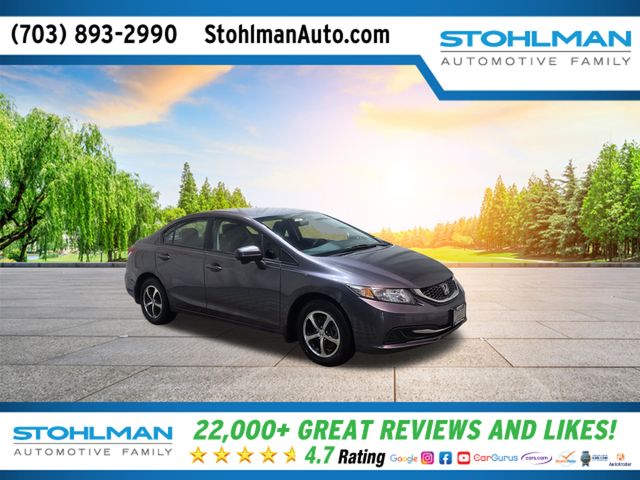 Used 2015 Honda Civic SE with VIN 2HGFB2F74FH538338 for sale in Vienna, VA