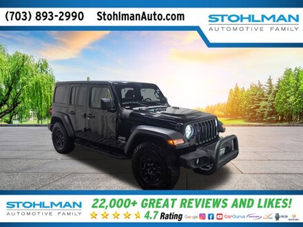 Used 2018 Jeep Wrangler Unlimited Sport SUV for Sale in Vienna, VA
