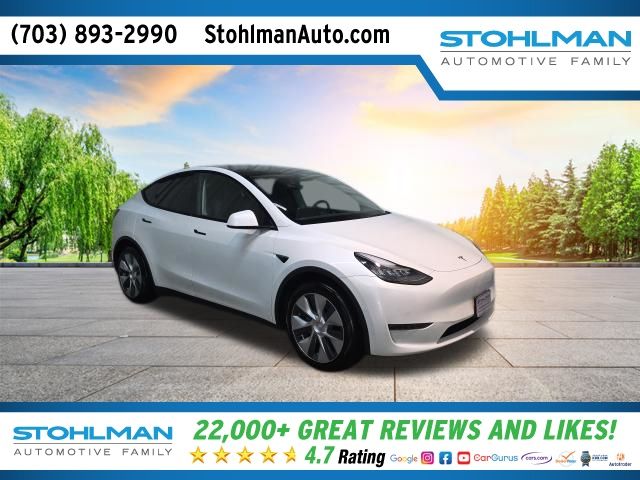 Used 2021 Tesla Model Y Long Range with VIN 5YJYGDEE0MF069580 for sale in Vienna, VA