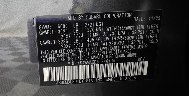 2026 Subaru Ascent Limited - Photo 44