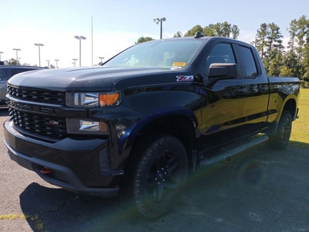 Used 2019 Chevrolet Silverado 1500 Custom Trail Boss Truck Double Cab
