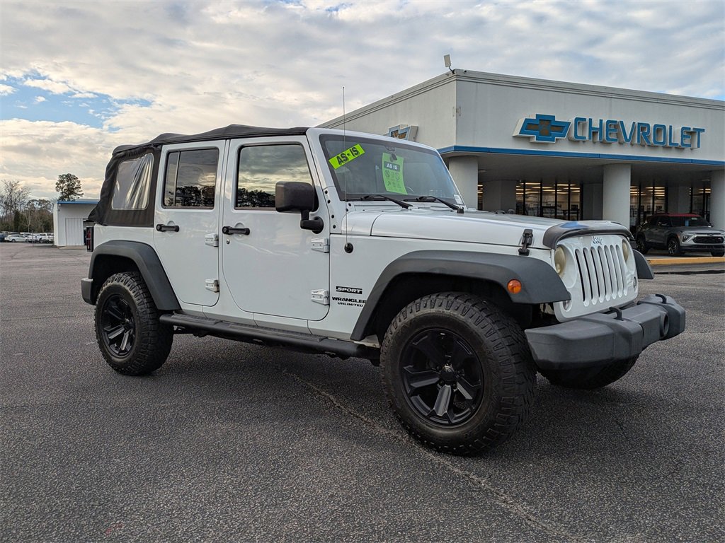 Used 2015 Jeep Wrangler Unlimited Sport with VIN 1C4BJWDGXFL546652 for sale in Moncks Corner, SC
