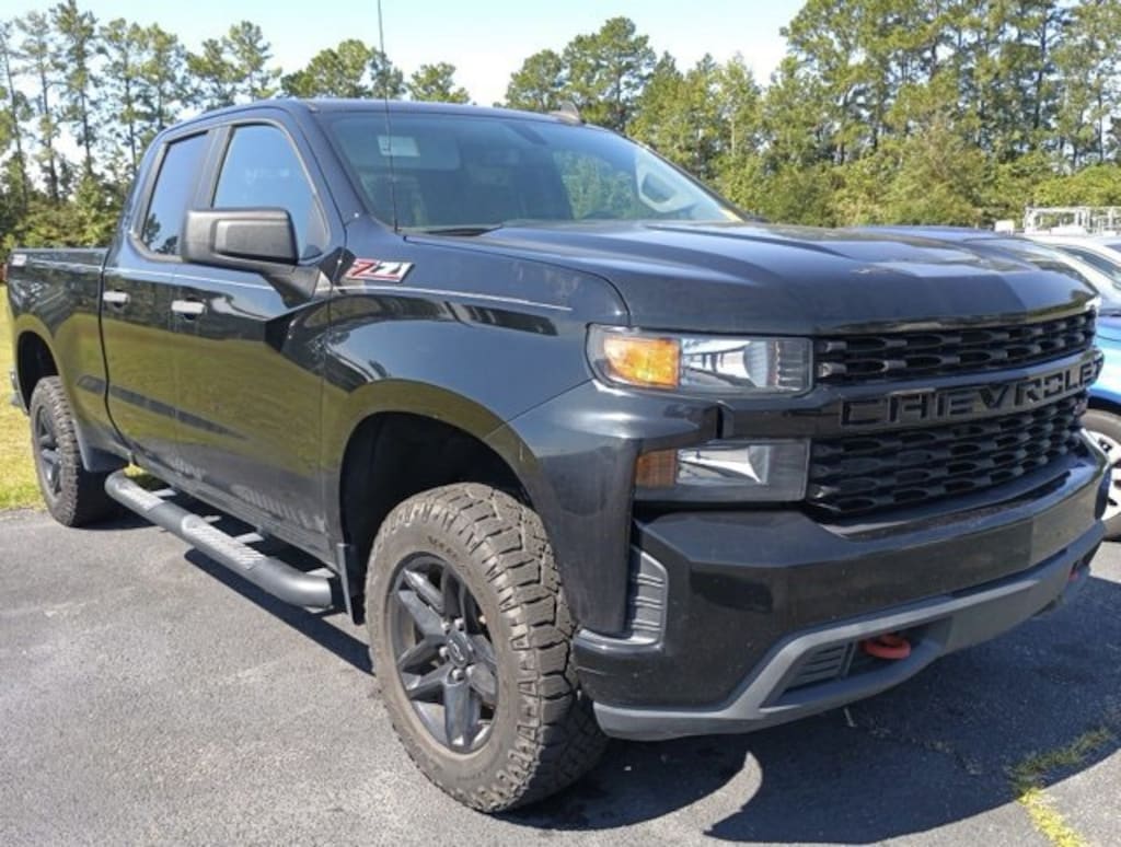 Used 2019 Chevrolet Silverado 1500 Custom Trail Boss Truck Double Cab