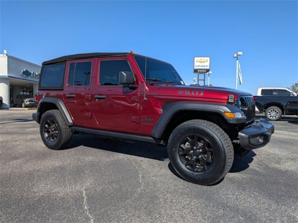 Used 2022 Jeep Wrangler Unlimited Willys SUV