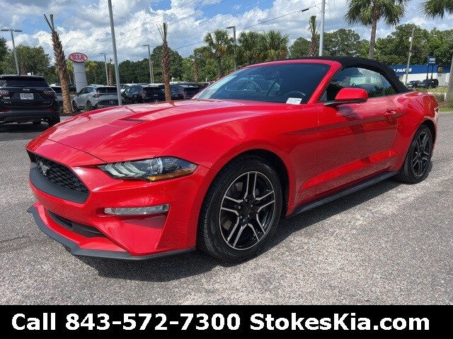 Used 2018 Ford Mustang EcoBoost Premium with VIN 1FATP8UH2J5142819 for sale in Goose Creek, SC