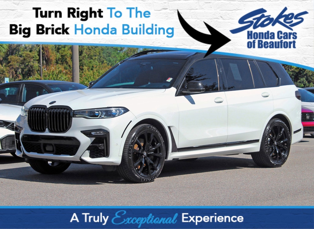 Used 2021 BMW X7 For Sale at Stokes Honda North VIN 5UXCX6C03M9F68981