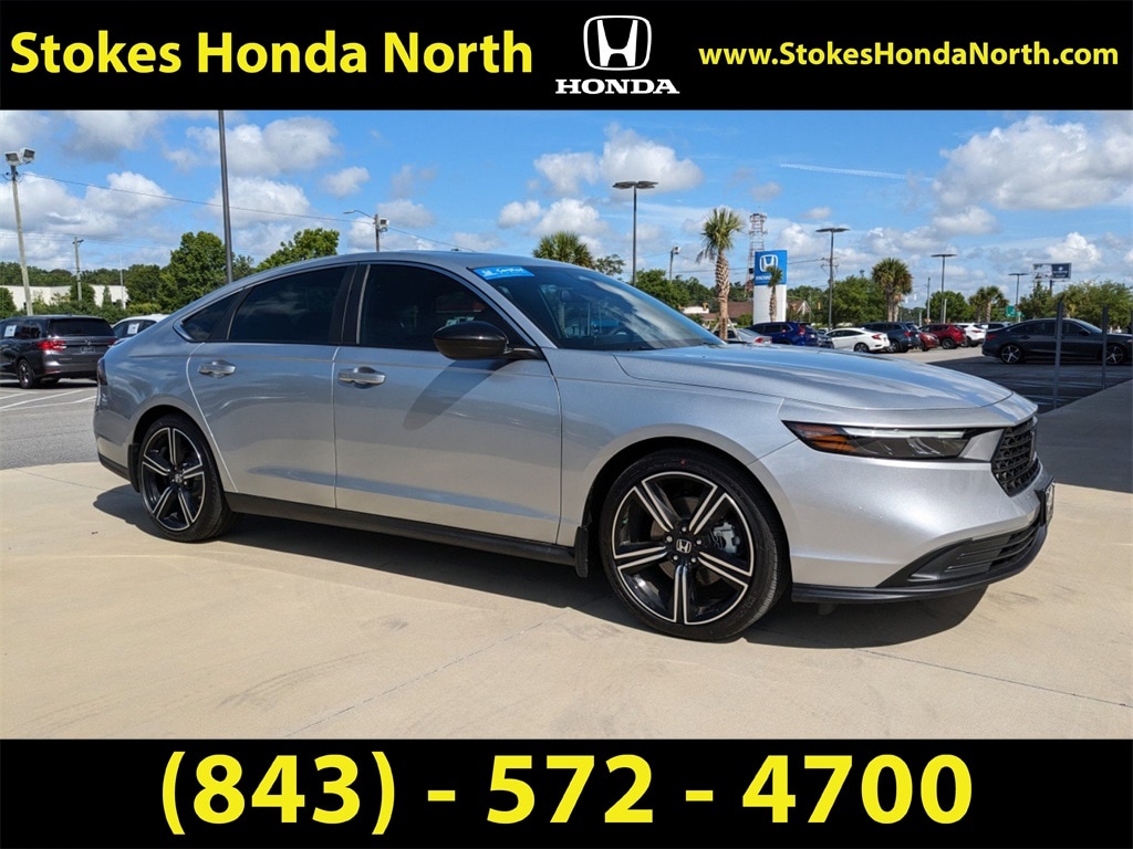 Certified 2024 Honda Accord Hybrid Sport with VIN 1HGCY2F55RA020273 for sale in Charleston, SC