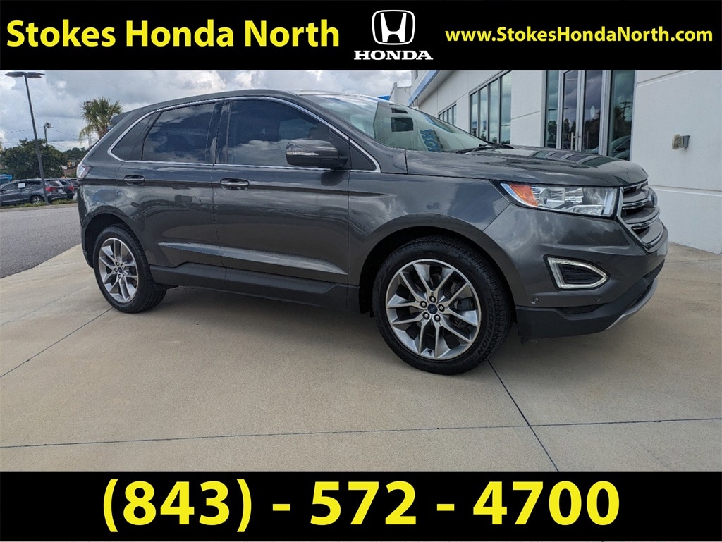 Used 2018 Ford Edge Titanium with VIN 2FMPK4K82JBB50285 for sale in Charleston, SC