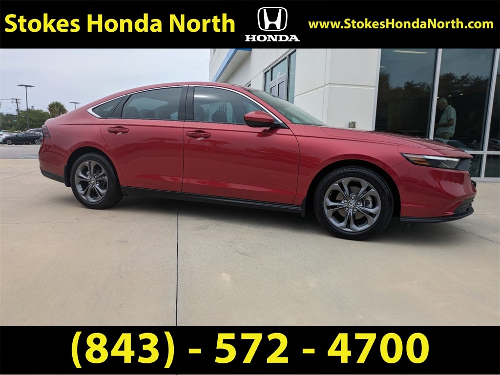 Certified 2024 Honda Accord EX with VIN 1HGCY1F36RA027807 for sale in Charleston, SC