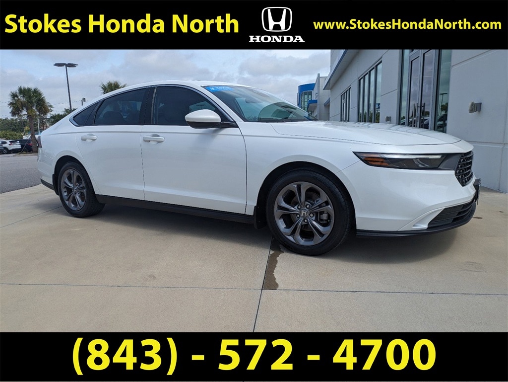 Used 2024 Honda Accord EX with VIN 1HGCY1F34RA025490 for sale in Charleston, SC