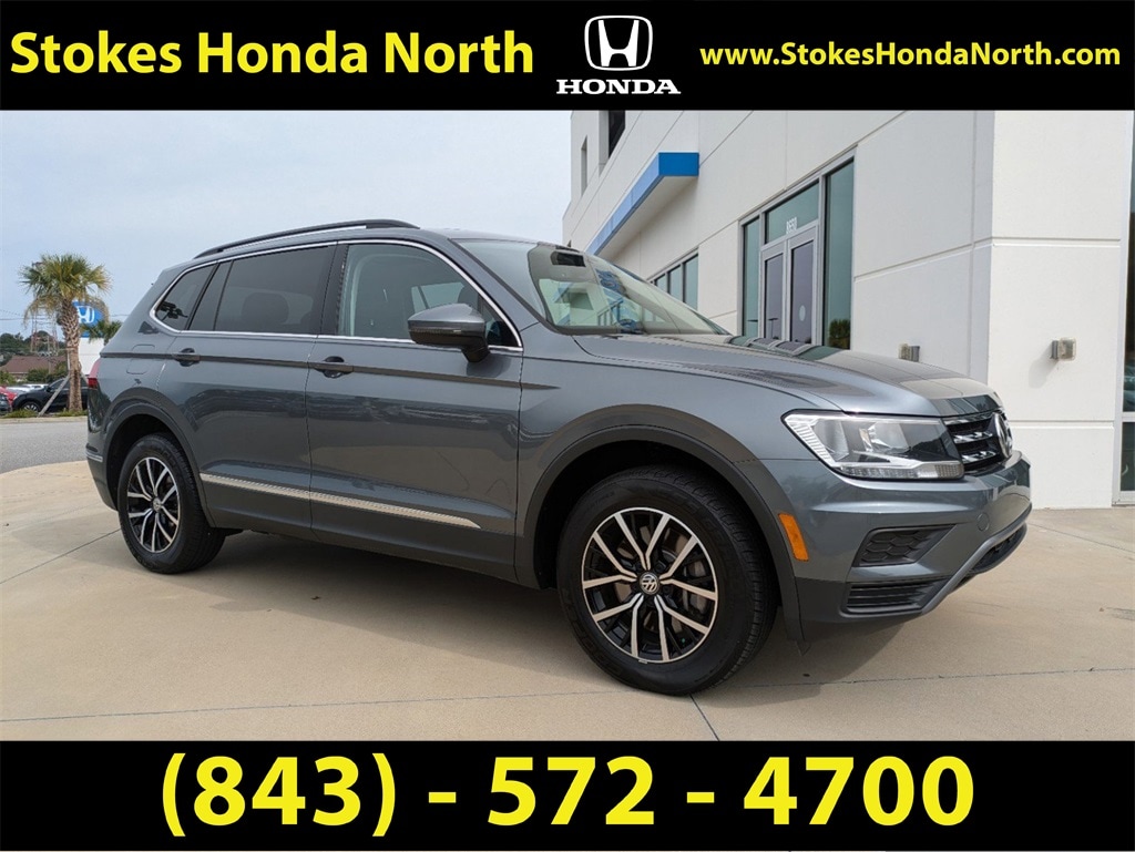 Used 2021 Volkswagen Tiguan SE with VIN 3VV3B7AX8MM052931 for sale in Charleston, SC