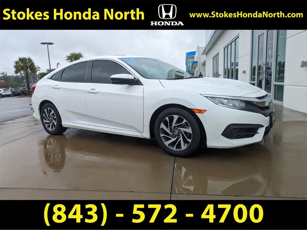 Used 2017 Honda Civic EX with VIN 2HGFC2F7XHH564135 for sale in Charleston, SC