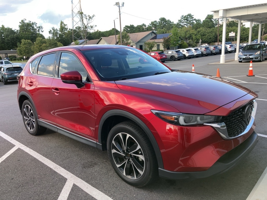 Used 2022 Mazda CX-5 S Premium package with VIN JM3KFBDM1N0551617 for sale in Charleston, SC