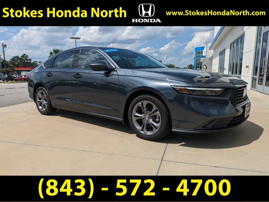 Certified 2024 Honda Accord EX with VIN 1HGCY1F35RA024428 for sale in Charleston, SC