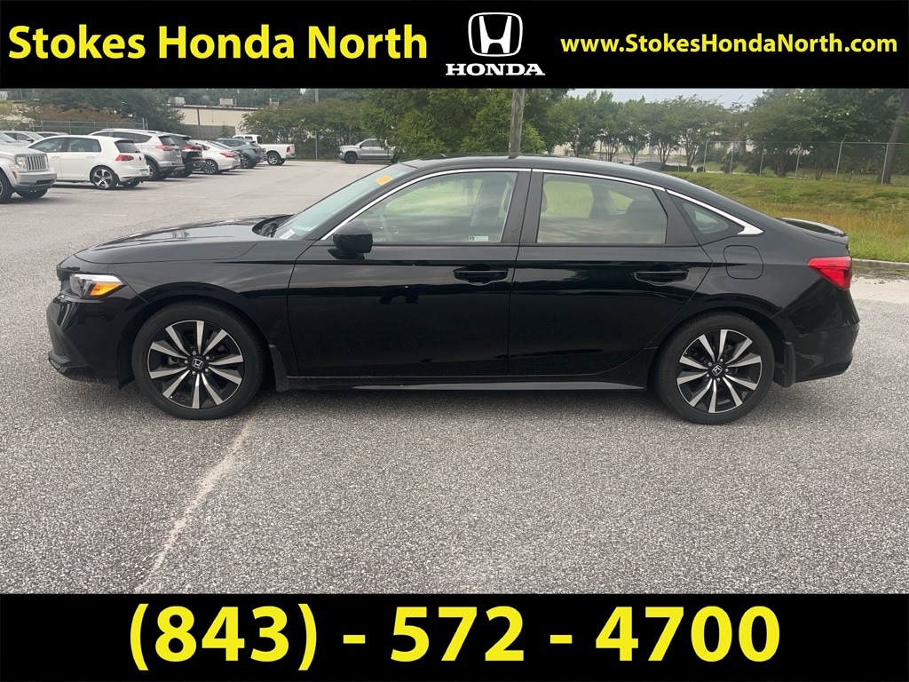 Certified 2022 Honda Civic EX with VIN JHMFE1F77NX003996 for sale in Charleston, SC