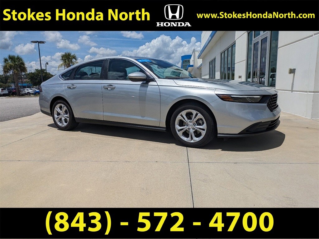 Certified 2024 Honda Accord LX with VIN 1HGCY1F26RA019178 for sale in Charleston, SC